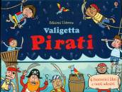 USBORNE, Valigetta pirati 4 fantastici libri tanti adesivi