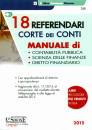 SIMONE EDIZIONI, 18 referendari Corte dei Conti manuale