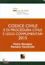 RESCIGNO  VACCARELLA, Codice civile procedura civile leggi complementari