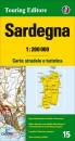 TOURING EDITORE, Sardegna Carta stradale 1:200.000