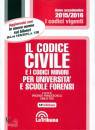 FRANCESCHELLI - TOSI, Codice civile e i codici minori per universit e..