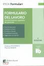 SPOLVERATO - PESENTI, Formulario del lavoro