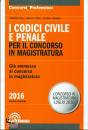 LA TRIBUNA, I codici civile e penale Concorso magistratura