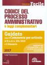 TRAMONTANO LUIGI, Codice del processo amministrativo