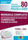 NEL DIRITTO, 80 commissari Polizia di stato