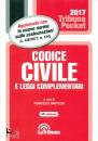 BARTOLINI FRANCESCO, Codice civile e leggi complementari