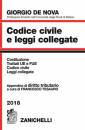 GIORGIO DE NOVA, Codice civile e leggi collegate 2018