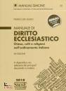 DEL GIUDICE FEDERICO, Manuale di Diritto Ecclesiastico VE