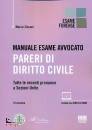 ZINCANI MARCO, Manuale Esame Avvocato - Pareri di Diritto civile