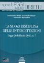 DIDDI - FILIPPI -..., La nuova disciplina delle intercettazioni