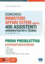 COTRUVO GIUSEPPE /ED, 400 Assistenti amministrativi e tecnici MAECI