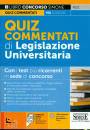 SIMONE, Quiz commentati di Legislazione Universitaria