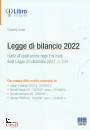 CIVETTA ELISABETTA, Legge di bilancio 2022