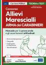 CONCORSO, Allievi marescialli Arma dei Carabinieri Manuale