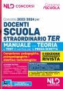 CONCORSO, Docenti scuola straordinario TER 2023-24 - manuale