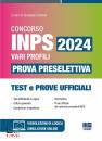 COTRUVO GIUSEPPE /ED, INPS 2024 vari profili Prova preselettiva