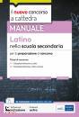 EDISES, Il nuovo concorso a cattedra Latino classe A11 A13