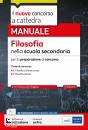 EDISES, Filosofia nella scuola secondaria Manuale A18 A19