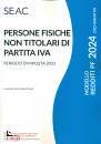 CENTRO STUDI SEAC, Persone fisiche non titolari di partita IVA 2024