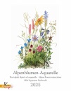 AA.VV., Alpenblumen - aquarelle - Calendario 2025